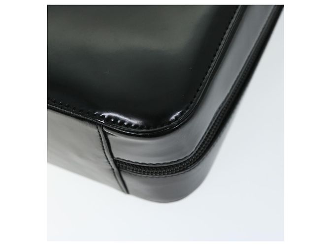 Borsa a mano in pelle nera GUCCI 001 3091 002113 Auth im458 Nero - vista 13