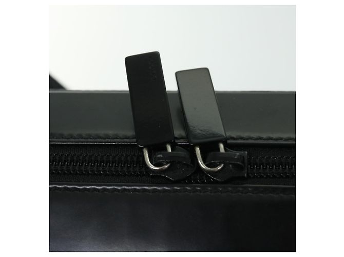 Borsa a mano in pelle nera GUCCI 001 3091 002113 Auth im458 Nero - vista 15