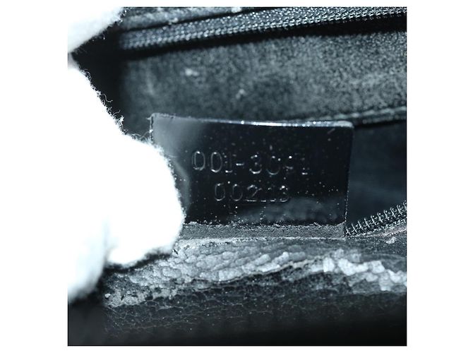 Borsa a mano in pelle nera GUCCI 001 3091 002113 Auth im458 Nero - vista 20