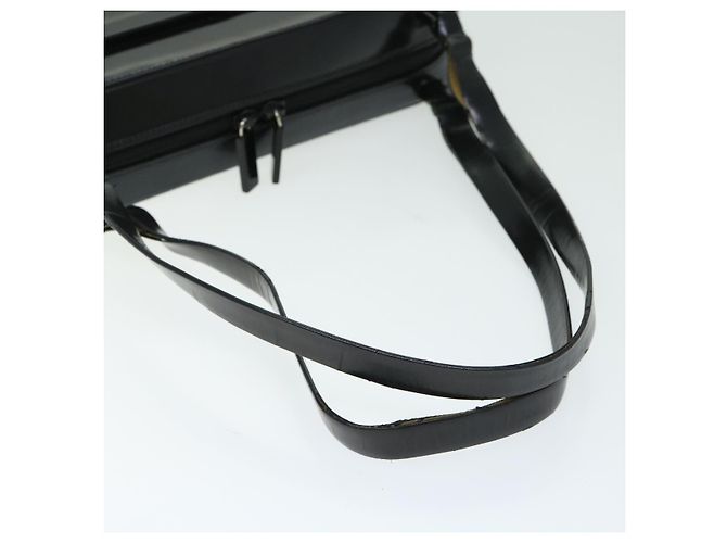 Borsa a mano in pelle nera GUCCI 001 3091 002113 Auth im458 Nero - vista 7