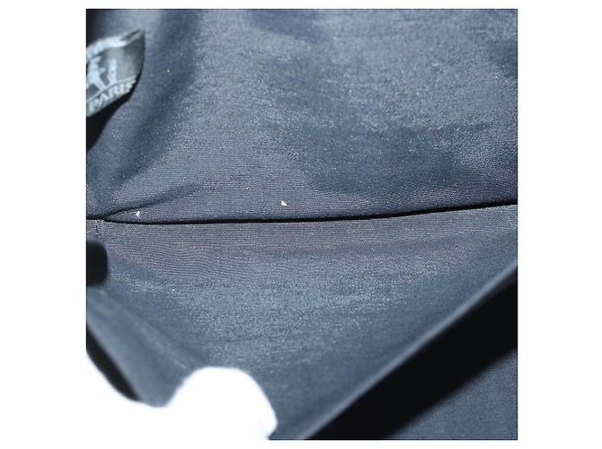 Hermès HERMES Fourre Tout Perth GM Portafoglio Lungo Canvas Nero Auth bs11999 - vista 14
