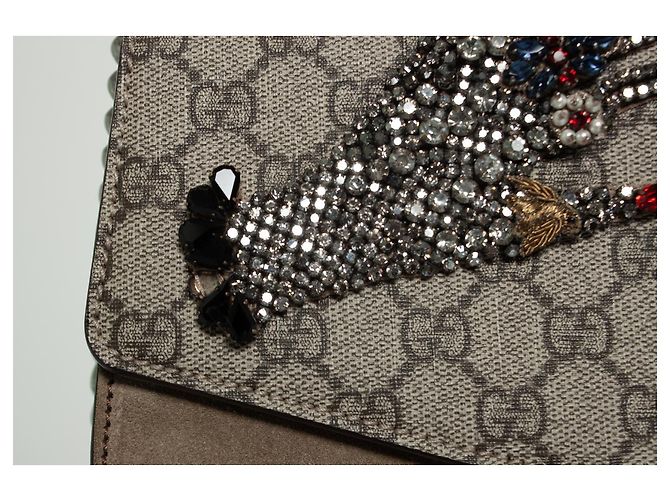 Borsa Dionysus Gucci GG Supreme Shooting Star Marrone - vista 5