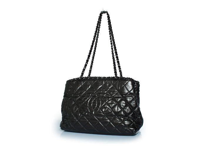 Chanel, gesteppte Kette Me Tote in Schwarz - Ansicht 2
