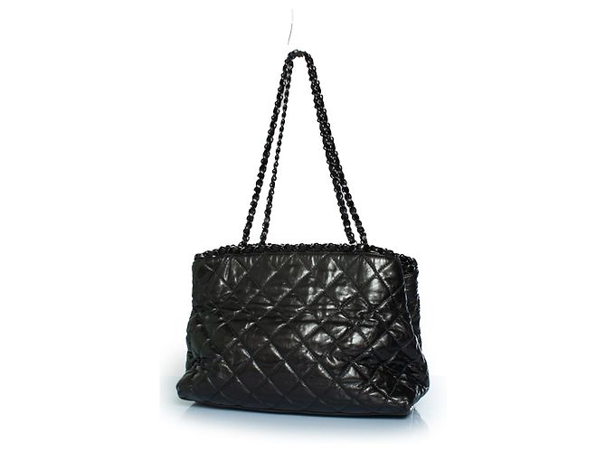 Chanel, gesteppte Kette Me Tote in Schwarz - Ansicht 3
