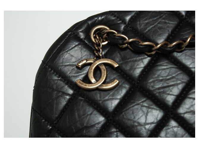 Chanel, borsa a spalla mademoiselle in nero - vista 3