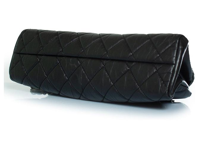 Chanel, borsa a spalla mademoiselle in nero - vista 5