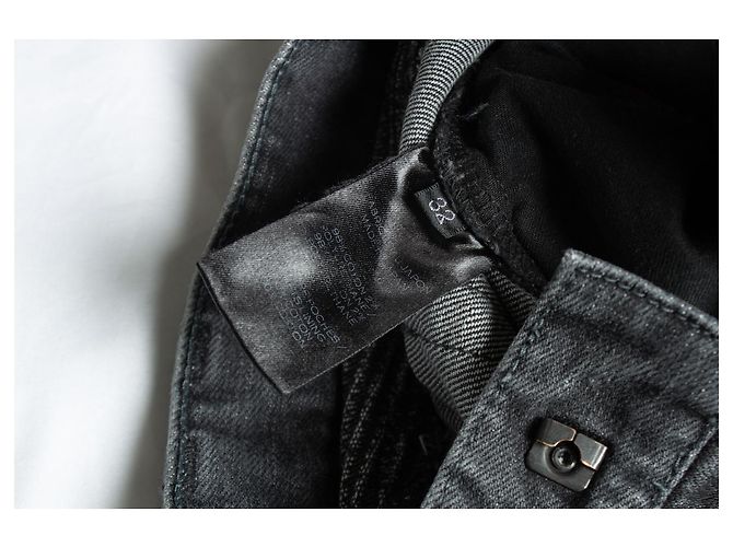 Balmain, Jeans biker grigi Grigio - vista 7