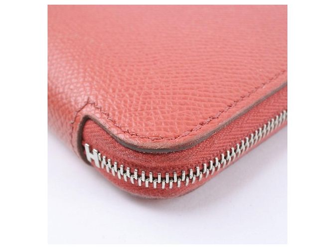 Hermès Portafoglio Lungo Azap in Seta Hermes Rosa - vista 4