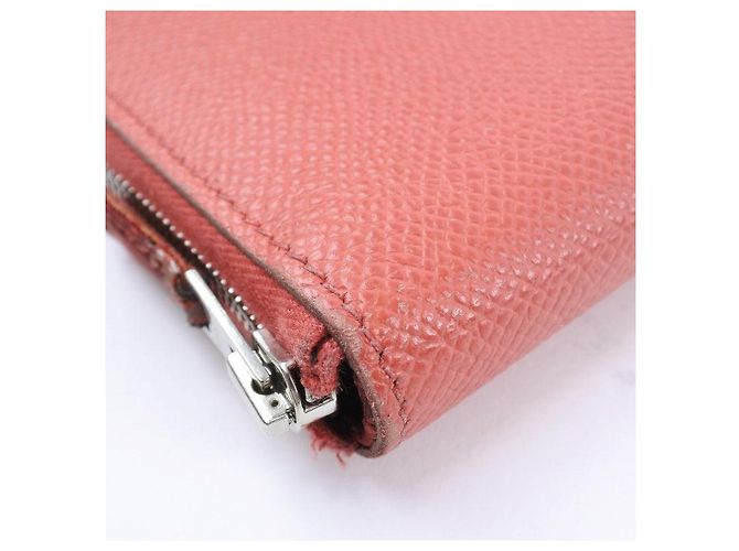 Hermès Portafoglio Lungo Azap in Seta Hermes Rosa - vista 5