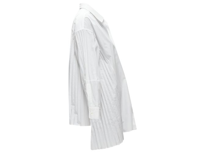 Junya Watanabe Tunika-Shirt mit Falten an der Seite - Ansicht 4
