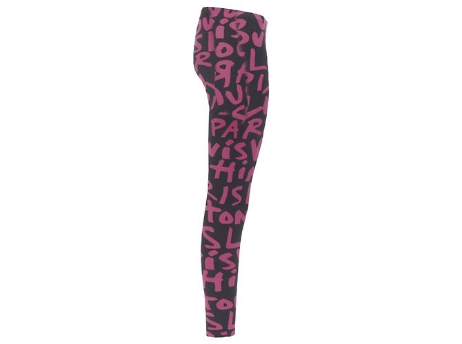 Neon Graffiti Leggings von Louis Vuitton Schwarz - Ansicht 4
