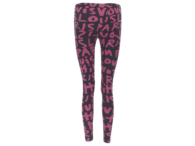 Neon Graffiti Leggings von Louis Vuitton Schwarz - Ansicht 5