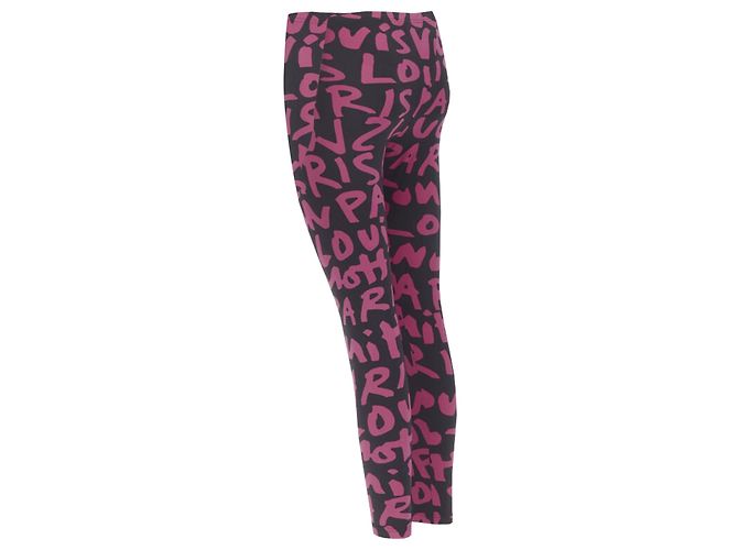 Neon Graffiti Leggings von Louis Vuitton Schwarz - Ansicht 6
