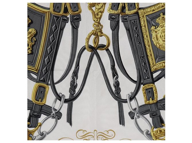 Hermès Hermes Silk Scarf Brides de Gala Blue - view 6