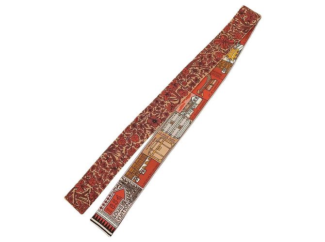Bufanda de seda bandeau Louis Vuitton M70856 Castaño - vista 2