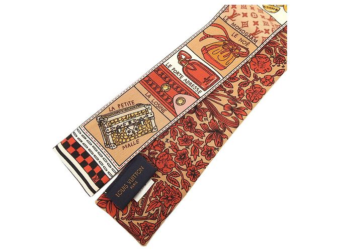Bufanda de seda bandeau Louis Vuitton M70856 Castaño - vista 4