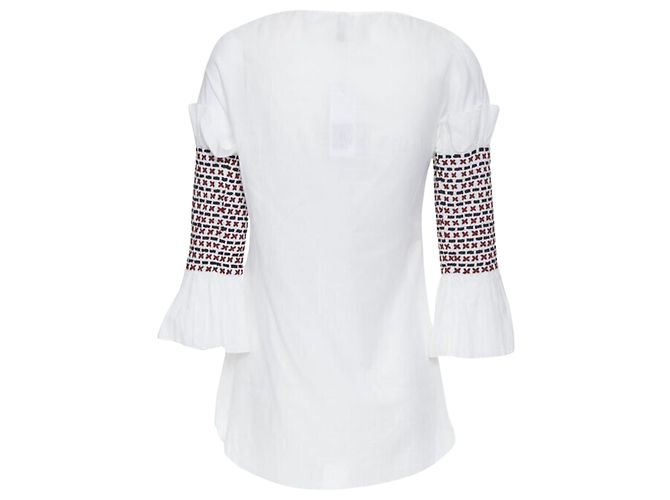 Top off shoulder con maniche arricciate di Rosie Assoulin - vista 5