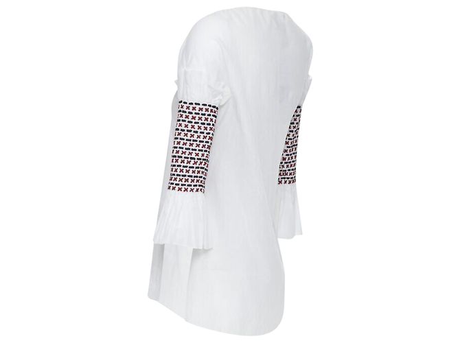 Top off shoulder con maniche arricciate di Rosie Assoulin - vista 6