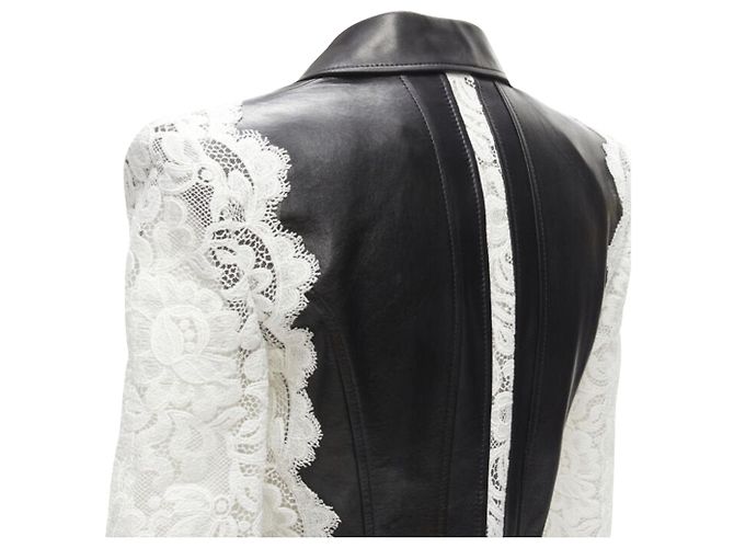 Blazer con bordo in pizzo Alexander McQueen - vista 2
