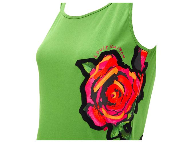 Louis Vuitton Graffiti Pop Rose Mini-Kleid Grün - Ansicht 2