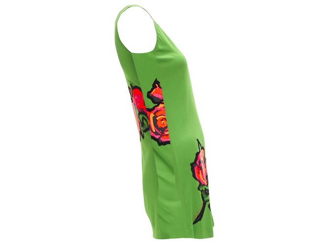 Louis Vuitton Graffiti Pop Rose Mini-Kleid Grün - Ansicht 4