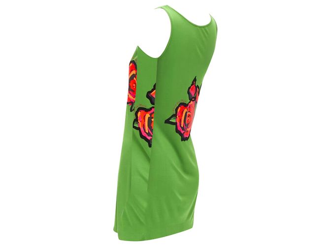 Louis Vuitton Graffiti Pop Rose Mini-Kleid Grün - Ansicht 6