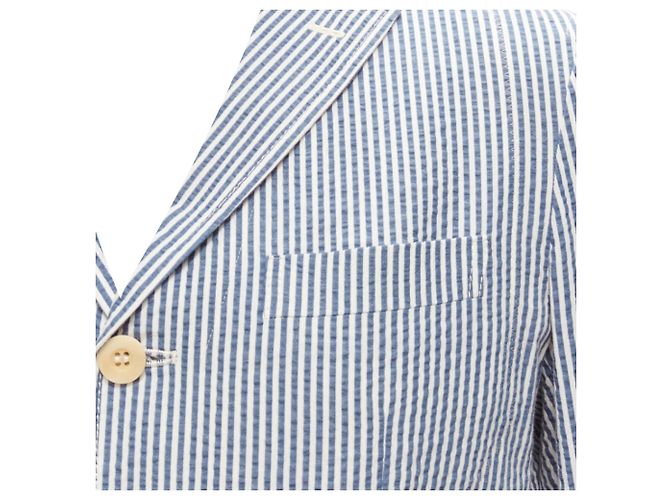 Blazer de algodão seersucker listrado Junya Watanabe Man - vista 2