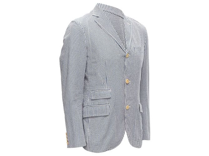Blazer de algodão seersucker listrado Junya Watanabe Man - vista 3