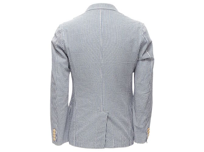 Blazer de algodão seersucker listrado Junya Watanabe Man - vista 5