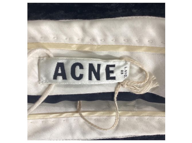 Falda lápiz midi de piel sintética en viscosa negra de Acne Studios Negro - vista 3