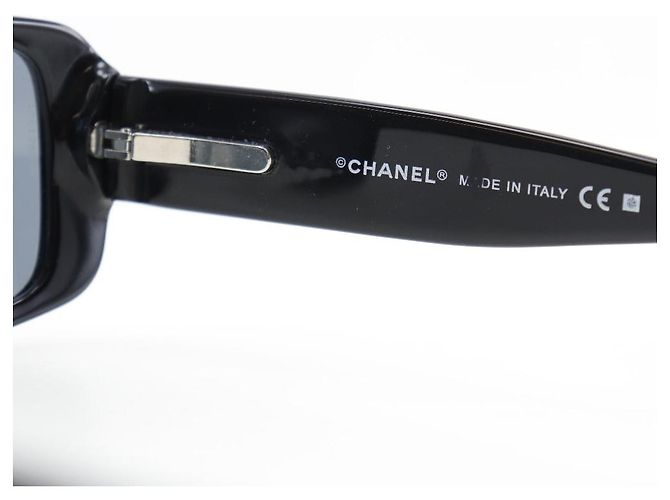 Gafas de sol Chanel Camelia 5111 Negras Negro - vista 4
