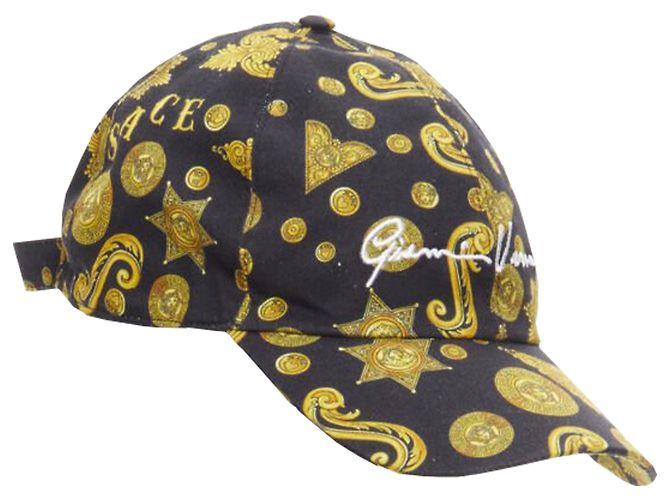Boné de pai com estampa Medusa Barocco Rodeo da Versace - vista 3