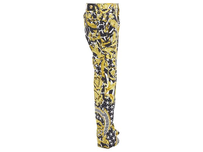 Jeans Medusa stud Barocco selvagem da Versace - vista 4