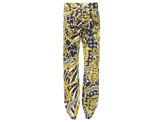 Jeans Medusa stud Barocco selvagem da Versace - vista 5