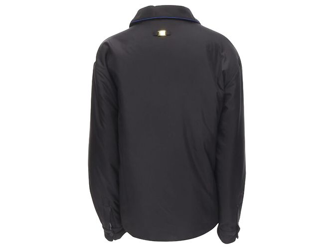 Fendi Reversible silk logo padded jacket - view 3