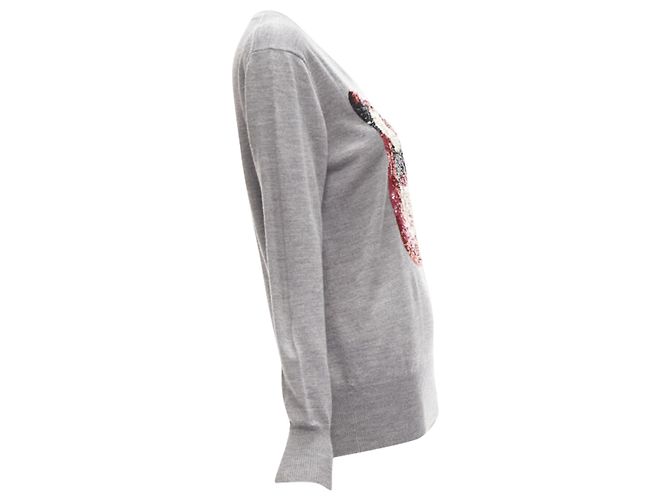 Markus Lupfer Strickpullover mit Lippen und Pailletten - Ansicht 4