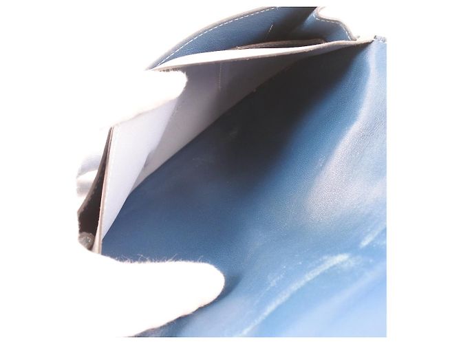 Hermès Portafoglio Lungo Dogon Hermes Blu - vista 6