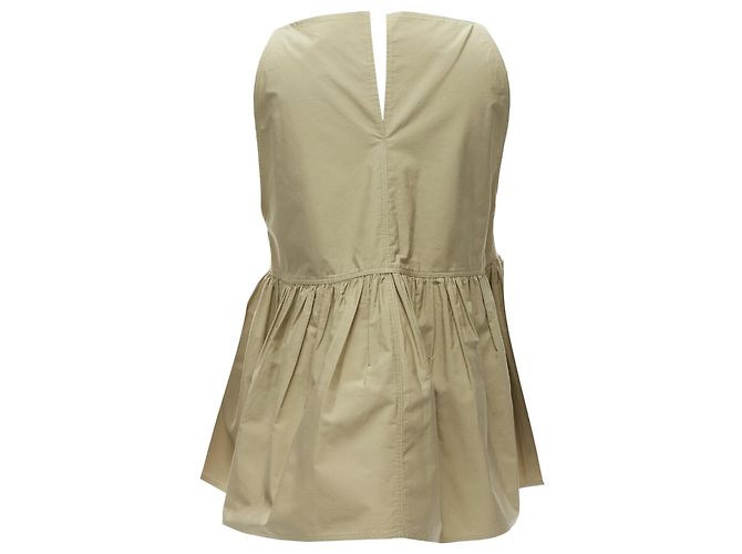 Top safari in cotone con scollo a V e spalline sottili Sofie D'hoore - vista 5