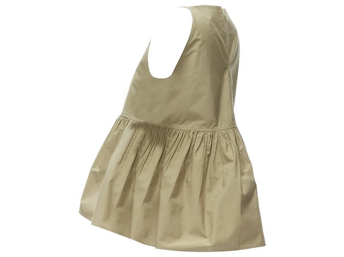 Top safari in cotone con scollo a V e spalline sottili Sofie D'hoore - vista 6