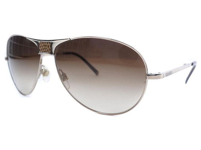 Gafas de sol de metal Chanel 4123-Q Castaño - vista 2