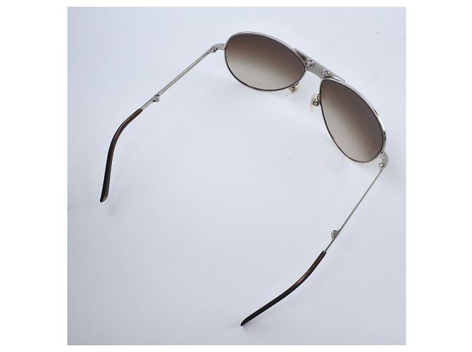 Gafas de sol de metal Chanel 4123-Q Castaño - vista 4