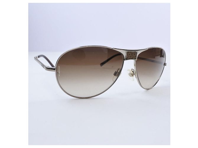 Gafas de sol de metal Chanel 4123-Q Castaño - vista 5