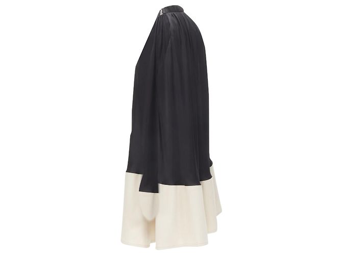 Tibi patch pocket buckle halter A-line dress - view 6