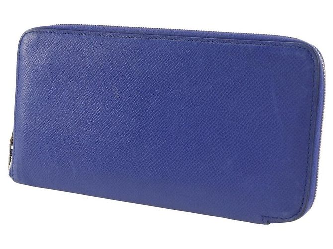 Hermès Carteira Longa de Seda Azap Hermes Azul - vista 2