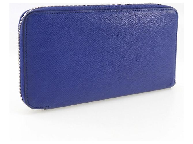 Hermès Carteira Longa de Seda Azap Hermes Azul - vista 3