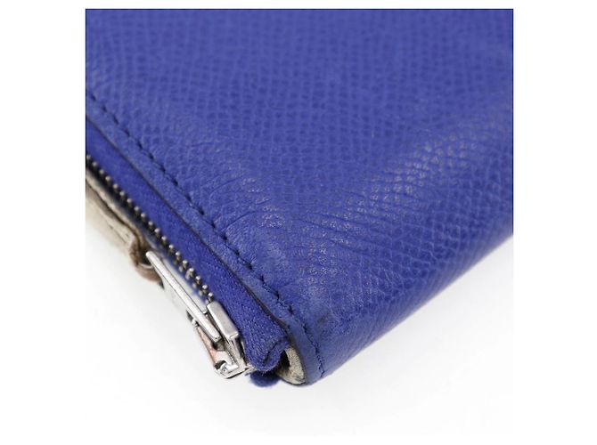 Hermès Carteira Longa de Seda Azap Hermes Azul - vista 4