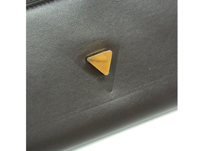 Cartera larga Triangle Turnlock de Bottega Veneta Marrón oscuro - vista 10