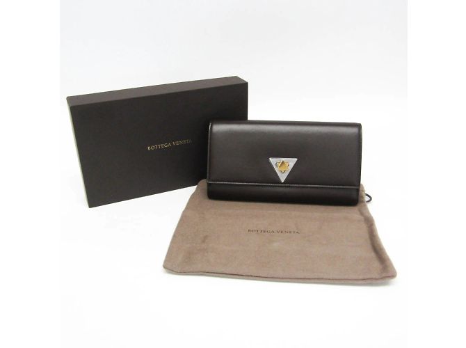 Cartera larga Triangle Turnlock de Bottega Veneta Marrón oscuro - vista 2