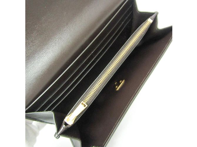 Cartera larga Triangle Turnlock de Bottega Veneta Marrón oscuro - vista 4