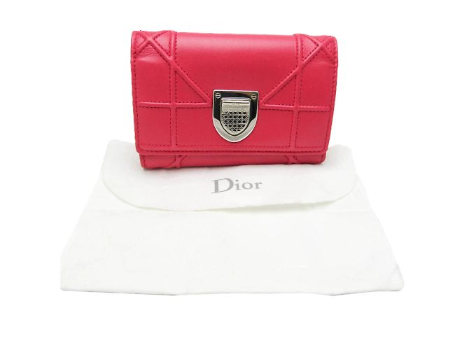 Cartera de cuero para mujer DIORAMA S0617PNAG de Christian Dior Rosa - vista 2